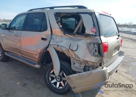 2006 Toyota Sequoia Sr5 V8 z USA, uszkodzony, nr VIN 5TDBT44A06S258924